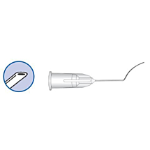 Lasik Irrigating Cannula (Nichamin), 12mm gebogen van de tip