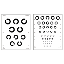 Oculus Visuskaart Set C-Ringen 1 meter